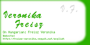 veronika freisz business card